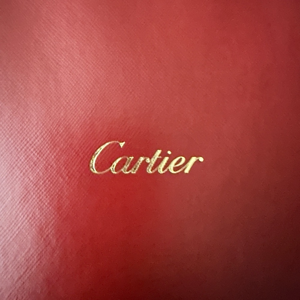 Authentic Cartier shopping bag